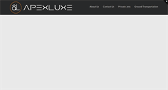 Desktop Screenshot of apexluxe.com